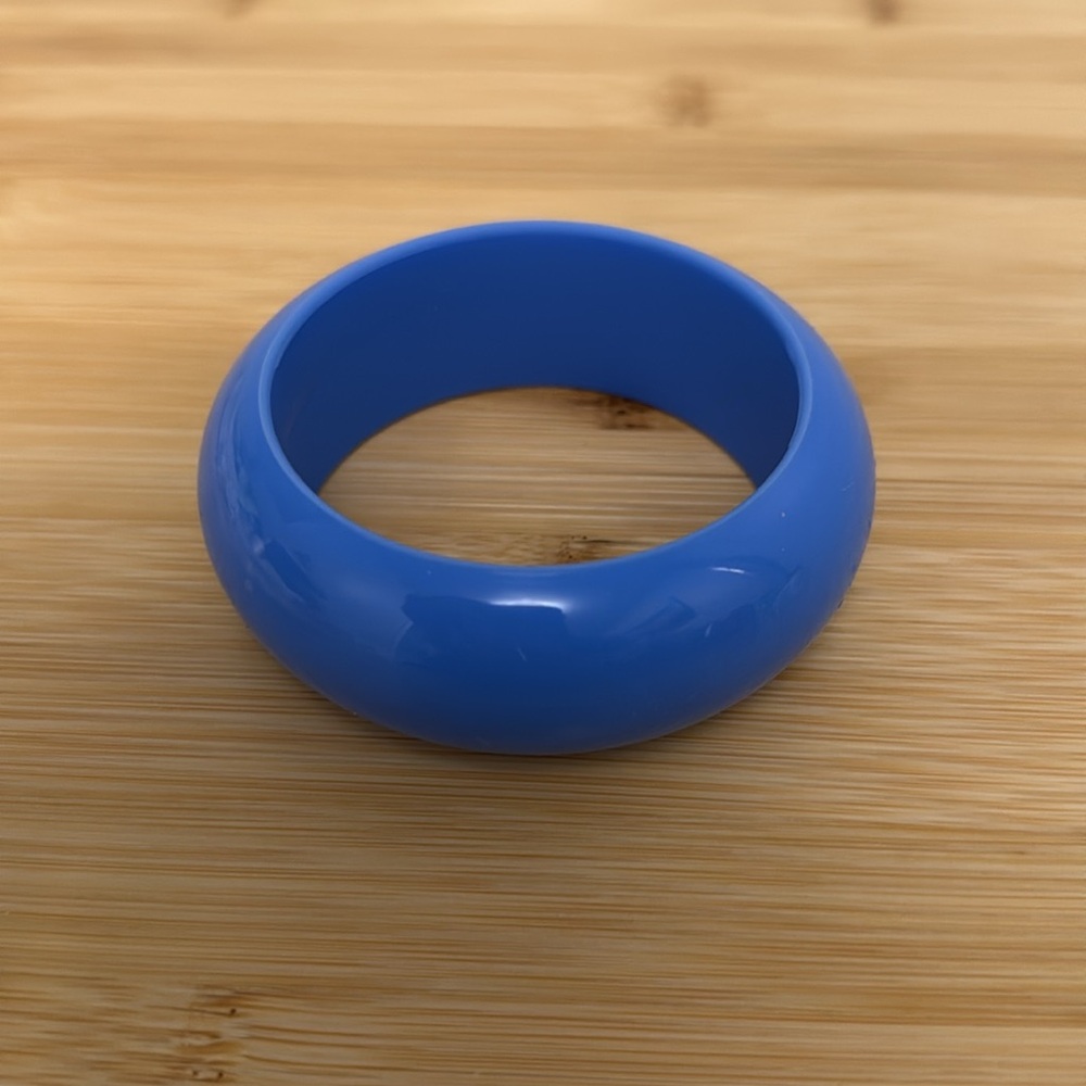 Jellystone Designs BLUE BPA-free Fiesta Bangle Jelly Bracelet NEW in package